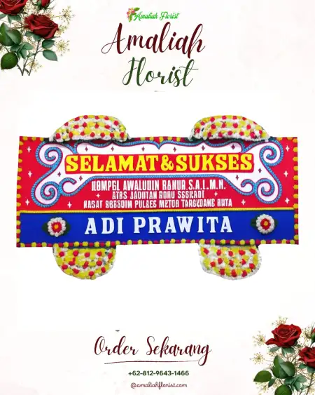 Papan Bunga Ucapan Selamat Gumelar Kidul